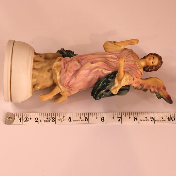 VTG Milano Porcelain ANGEL Music Sculpture "Hark The Herald" by Eda Mann - Picture 7 of 10